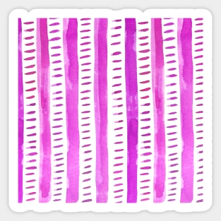 Watercolor lines - pink Sticker